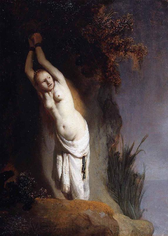 Rembrandt Peale Andromeda Chained to the Rocks